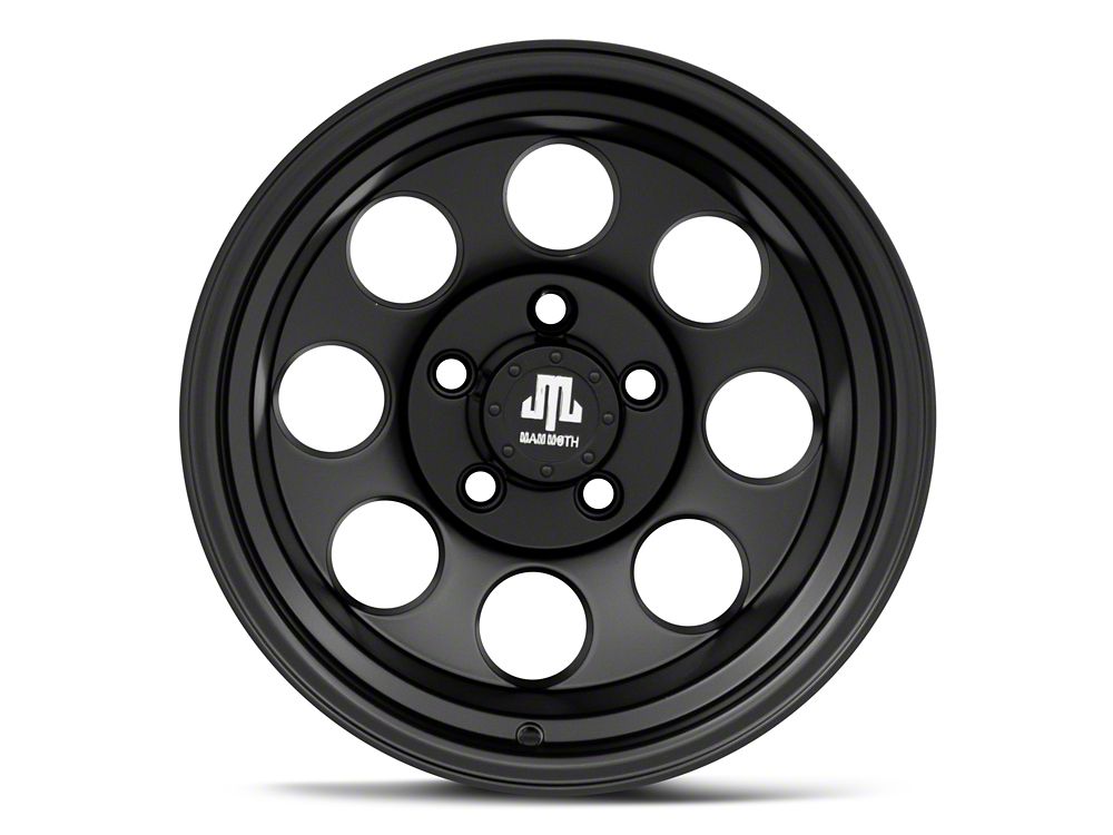 Mammoth 8 Aluminum Matte Black Wheel; 15x10; -44mm Offset