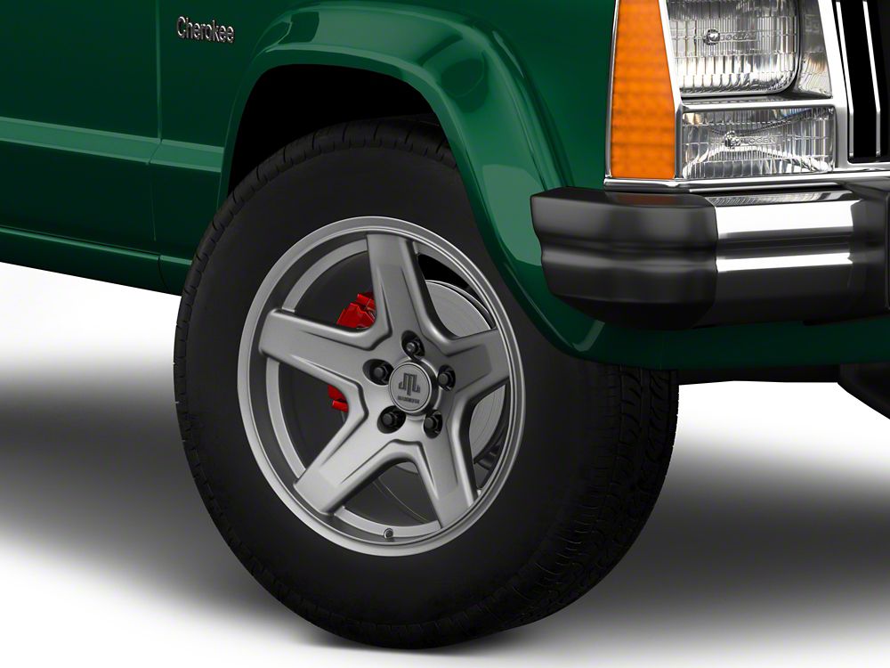 Mammoth Type 88 Black Wheel; 16x8; 0mm Offset (84-01 Jeep