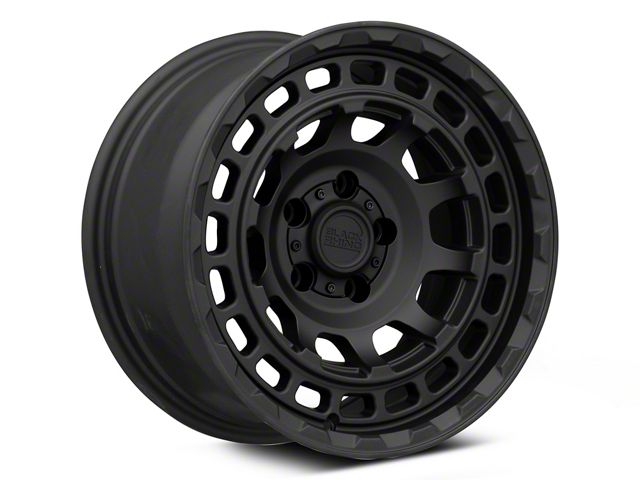 Black Rhino Chamber Matte Black Wheel; 16x8 (84-01 Jeep Cherokee XJ)