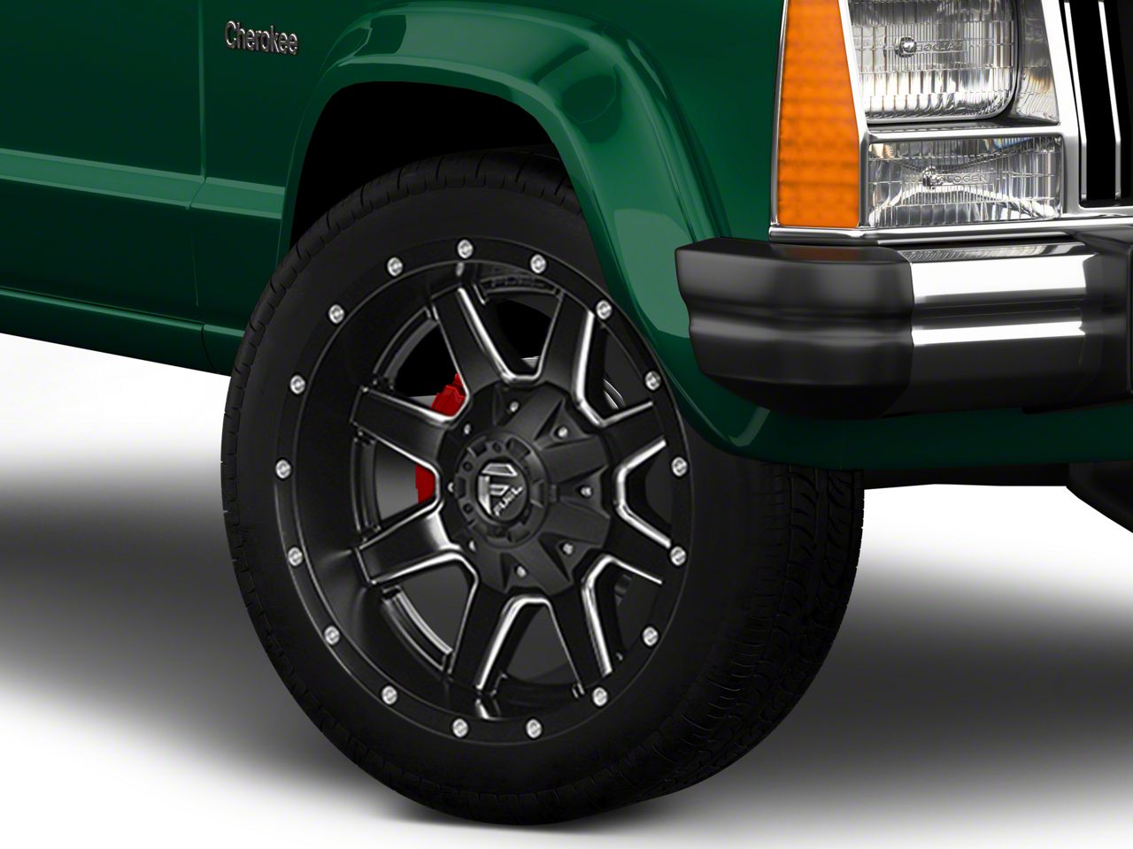 Fuel Wheels Jeep Cherokee Maverick Matte Black Milled Wheel; 20x12