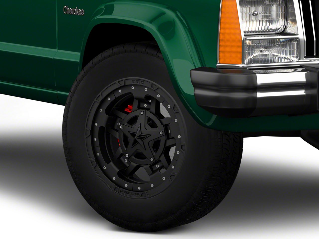 XD Jeep Cherokee Rockstar III Matte Black Wheel; 17x9; -12mm