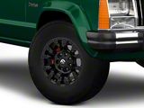 Fuel Wheels Vapor Matte Black Wheel; 15x8; -16mm Offset (84-01 Jeep Cherokee XJ)