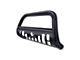 Bull Bar with Black Skid Plate; Black (14-23 Jeep Cherokee KL, Excluding Trailhawk)
