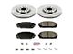PowerStop OE Replacement Brake Rotor and Pad Kit; Front (14-16 Jeep Cherokee KL w/ Dual Piston Front Calipers)