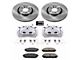 PowerStop OE Replacement Brake Rotor, Pad and Caliper Kit; Front (14-16 Jeep Cherokee KL w/ Dual Piston Front Calipers)