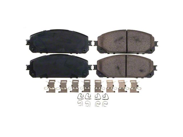 PowerStop Z17 Evolution Plus Clean Ride Ceramic Brake Pads; Front Pair (14-16 Jeep Cherokee KL w/ Dual Piston Front Calipers)