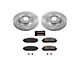 PowerStop Z23 Evolution Sport Brake Rotor and Pad Kit; Front (17-23 Jeep Cherokee KL w/ Dual Piston Front Calipers)