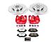 PowerStop Z36 Extreme Truck and Tow Brake Rotor, Pad and Caliper Kit; Rear (14-23 Jeep Cherokee KL w/ Single Piston Front Calipers)