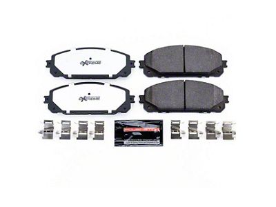PowerStop Z36 Extreme Truck and Tow Carbon-Fiber Ceramic Brake Pads; Front Pair (17-23 Jeep Cherokee KL w/ Dual Piston Front Calipers)