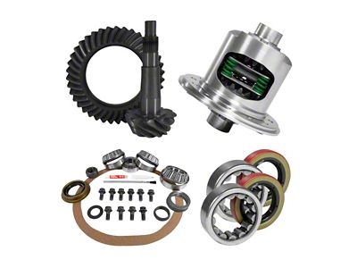 USA Standard Gear 8.25-Inch Posi Rear Axle Ring and Pinion Gear Kit with Install Kit; 3.73 Gear Ratio (97-01 Jeep Cherokee XJ)
