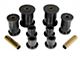 Front Spring Eye and Shackle Kit; 2-Inch OD; Black (84-91 Jeep Cherokee XJ)