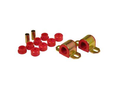 Front Sway Bar and End Link Bushing Kit; 1-1/8-Inch Bar; Red (84-01 Jeep Cherokee XJ)