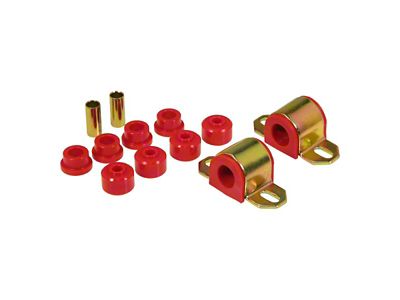 Front Sway Bar and End Link Bushing Kit; 15/16-Inch Bar; Red (84-01 Jeep Cherokee XJ)