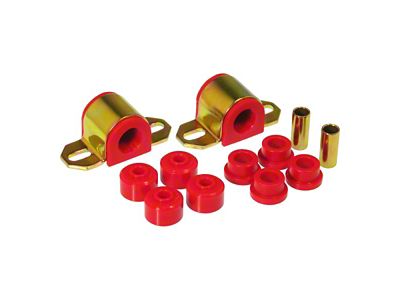 Front Sway Bar and End Link Bushing Kit; 1-Inch Bar; Red (84-01 Jeep Cherokee XJ)