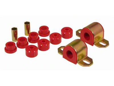 Front Sway Bar and End Link Bushing Kit; 23mm Bar; Red (84-01 Jeep Cherokee XJ)