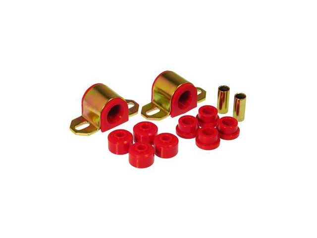 Front Sway Bar and End Link Bushing Kit; 28mm Bar; Red (84-01 Jeep Cherokee XJ)