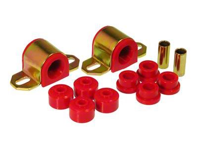 Front Sway Bar and End Link Bushing Kit; 28mm Bar; Red (84-01 Jeep Cherokee XJ)