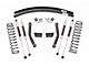 Rough Country 3-Inch Series II Suspension Lift Kit with Add-A-Leafs and M1 Monotube Shocks (84-01 Jeep Cherokee XJ w/o AX5 Transmission)