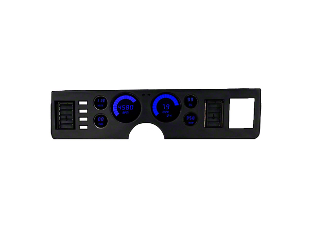 LED Digital Gauge Panel; Blue (97-01 Jeep Cherokee XJ)