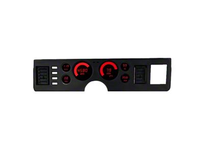 LED Digital Gauge Panel; Red (97-01 Jeep Cherokee XJ)