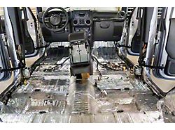 Hushmat Sound Deadening and Insulation Kit; Floor Pan (84-01 Jeep Cherokee XJ 4-Door)