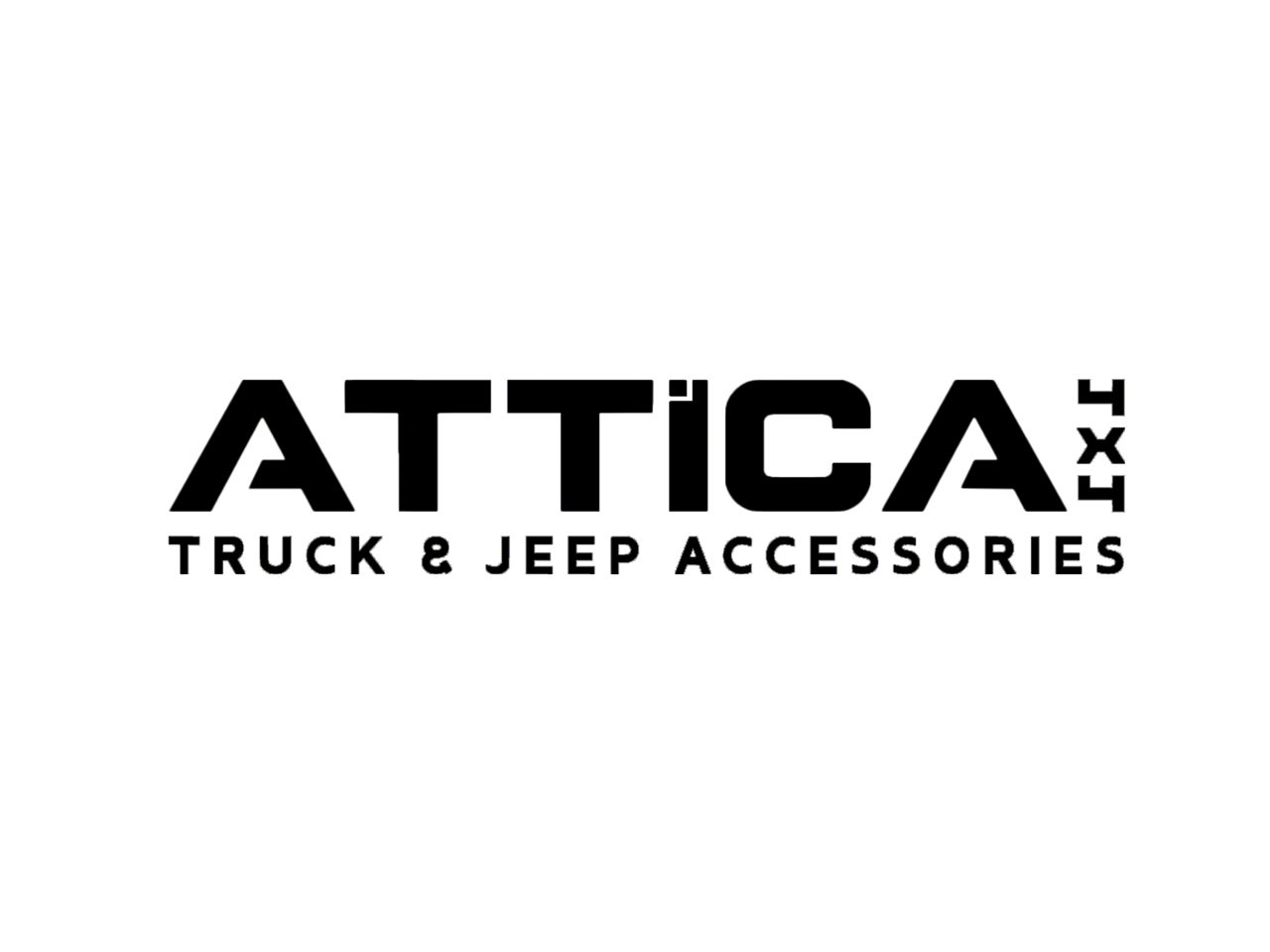 Attica 4x4 Bronco Terra Series Full Length Roof Rack; Textured Black