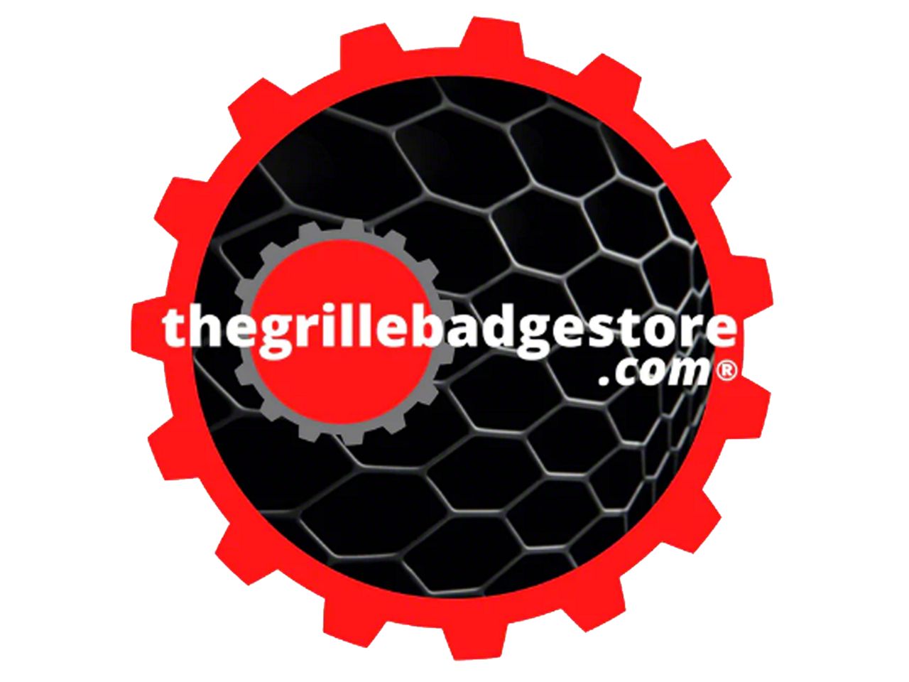 Grillebadgestore Charger Premium Aluminum Grille Badge; Round USA Flag