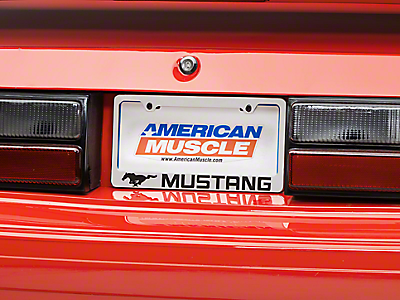 Mustang License Plates & Plate Frames 1979-1993
