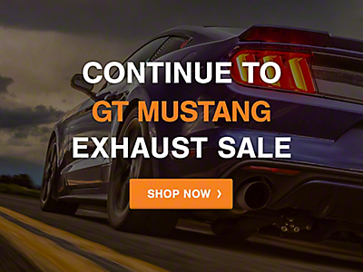Mustang Cyber Monday: Exhaust GT 2015-2018